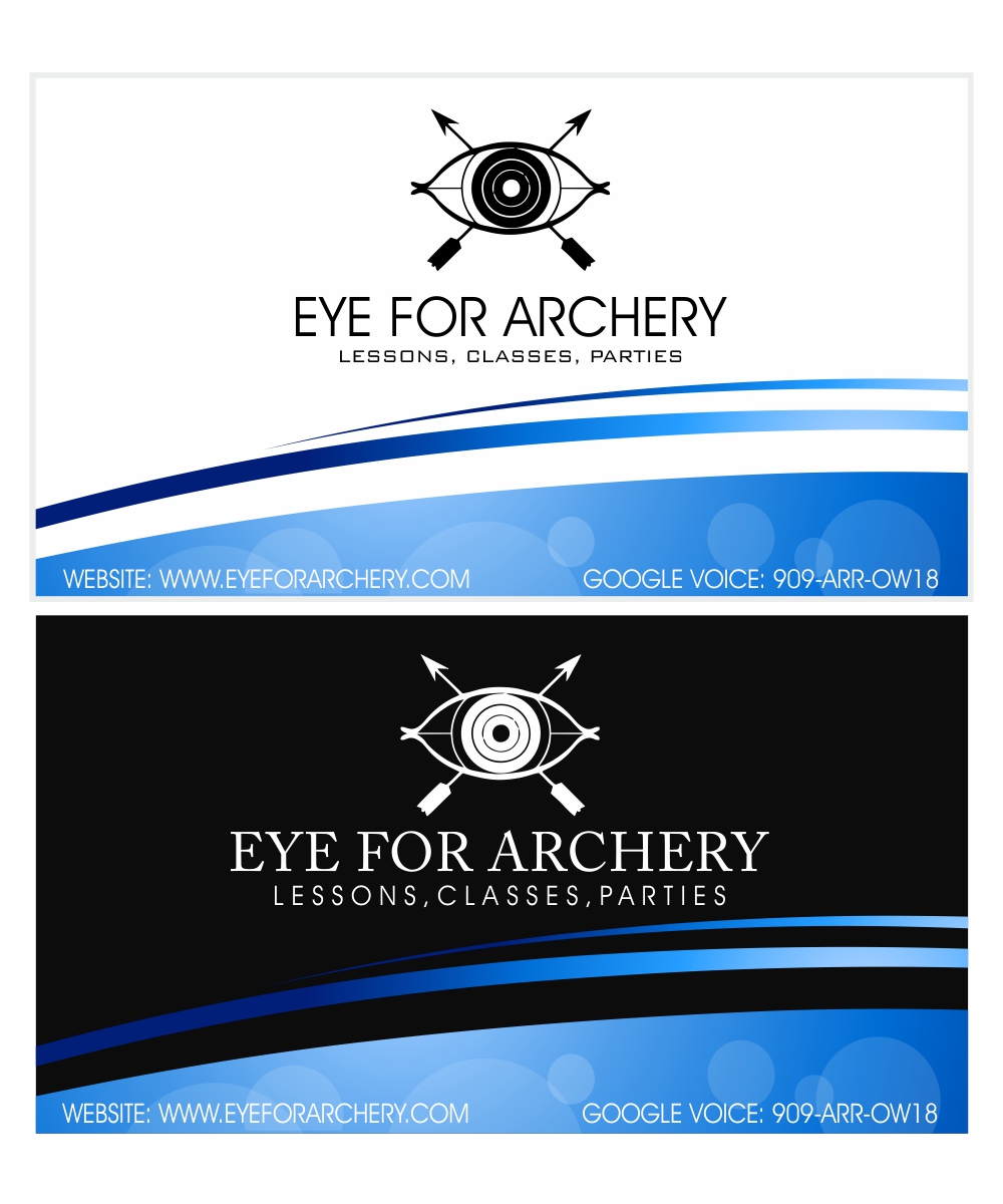 Design de Carte de Visite par FutureDesigne pour EYE FOR ARCHERY | Design #1847710