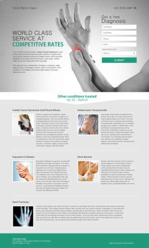 Landing Page Design by ColorDrops for FountainheadME.com | Design: #6935910