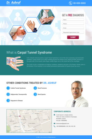 Landing Page Design by ISOLZ INFOTECH for FountainheadME.com | Design: #6946062