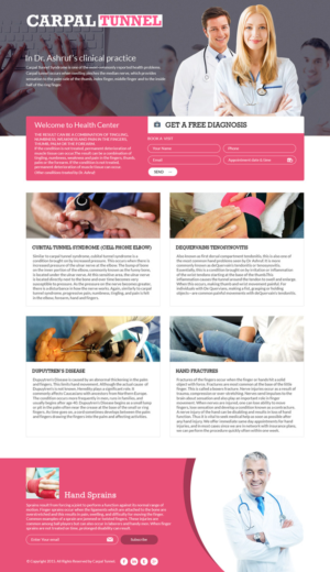 Landing Page Design by anushka_snigdha for FountainheadME.com | Design: #6935753