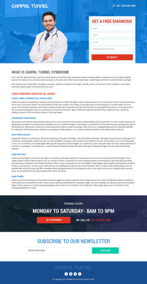 Landing Page Design by anushka_snigdha for FountainheadME.com | Design: #6935754