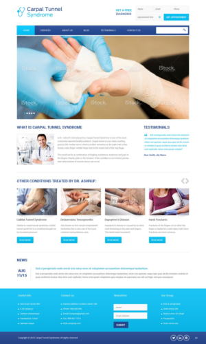 Landing Page Design by pb for FountainheadME.com | Design: #6946242