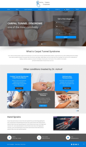 Landing Page-Design von pb für FountainheadME.com | Design #6947100
