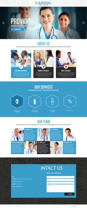 Landing Page Design by iLibart for FountainheadME.com | Design: #6932051