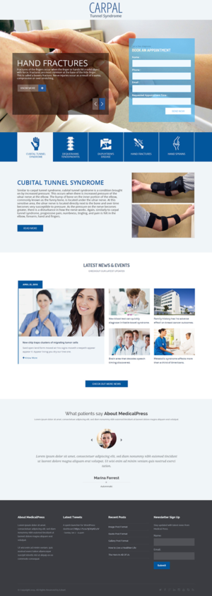 Landing Page Design by iLibart for FountainheadME.com | Design: #6932052