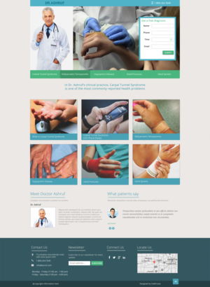 Landing Page-Design von Da Miracle für FountainheadME.com | Design #6944503