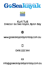 Business Card Design by MylesChandler for Go Sea Kayak @ Byron Bay | Design #1791649