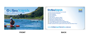 Business Card Design by bobmessinger for Go Sea Kayak @ Byron Bay | Design #1791226