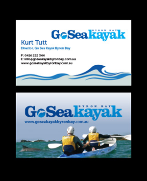Business Card Design by Priyo Subarkah for Go Sea Kayak @ Byron Bay | Design #1784266