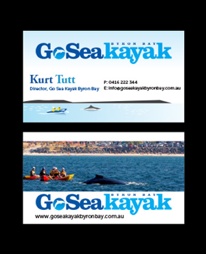 Business Card Design by Priyo Subarkah for Go Sea Kayak @ Byron Bay | Design: #1790714