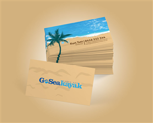 Business Card Design by Seon for Go Sea Kayak @ Byron Bay | Design: #1787592