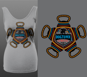 World's most enviable T-shirt design for our elite gym: Dogtown Athletic | T-shirt Design by BABLEO