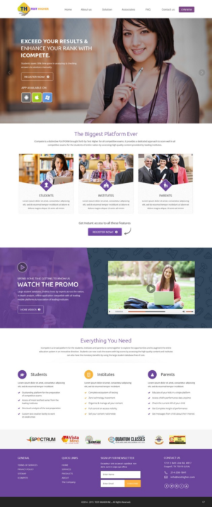 Web-Design von pb für Vincent IT Inc | Design: #6960598