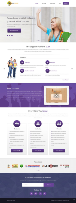 Web-Design von pb für Vincent IT Inc | Design: #6960604