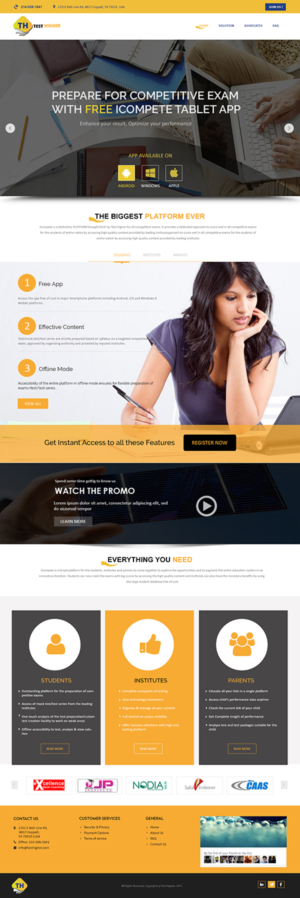 Web-Design von Creations Box 2015 für Vincent IT Inc | Design: #6981122