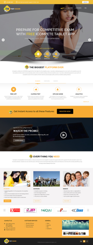 Web-Design von Creations Box 2015 für Vincent IT Inc | Design: #6981130