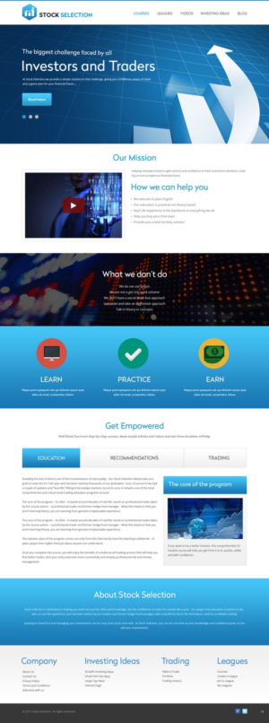 Web Design by pb for this project | Design: #6946845