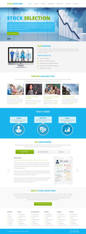 Web Design by pb for this project | Design: #6946848