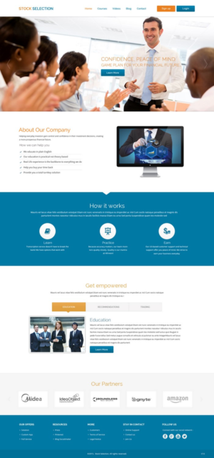 Web Design by pb for this project | Design: #6947200