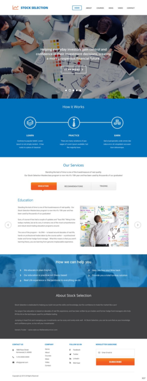 Web Design by pb for this project | Design: #6947201