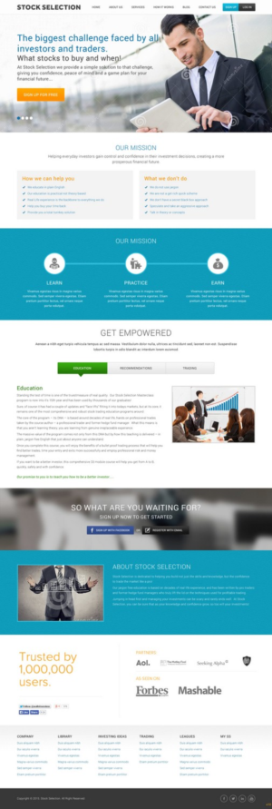 Web Design by pb for this project | Design: #6960566