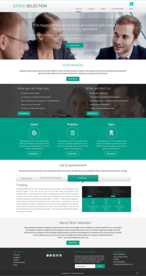 Web Design by pb for this project | Design: #6960567