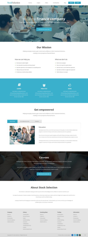 Web Design by pb for this project | Design: #6960569