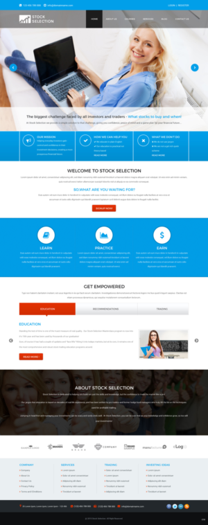 Web Design by pb for this project | Design: #6960571