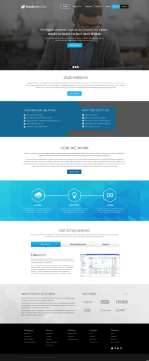 Web Design by pb for this project | Design: #7035357