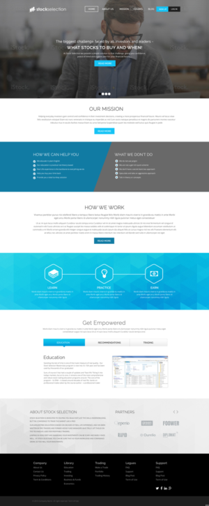 Web Design by pb for this project | Design #7046364