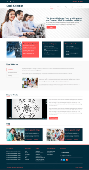 Web Design by Sujit Banerjee for this project | Design #6966982