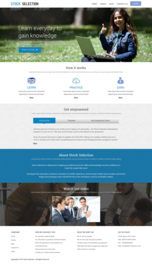 Web Design by Sujit Banerjee for this project | Design: #6967043
