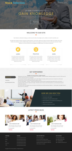 Web Design by Sujit Banerjee for this project | Design: #6967045