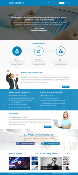 Web Design by Sbss for this project | Design: #6945710
