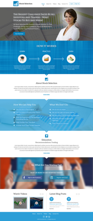 Web Design by Sbss for this project | Design: #6945714