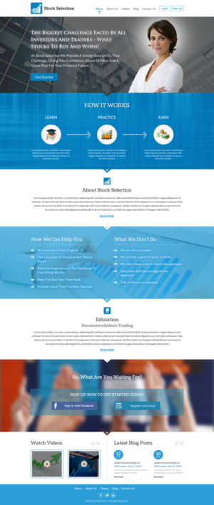 Web Design by Sbss for this project | Design: #6945717