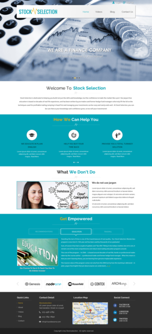 Web Design by Sbss for this project | Design: #6958386