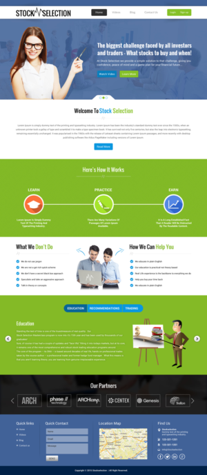 Web Design by Sbss for this project | Design: #6960934