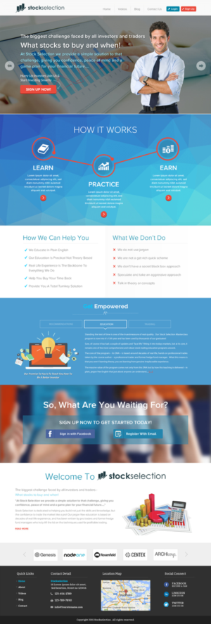 Web Design by Sbss for this project | Design: #7006686