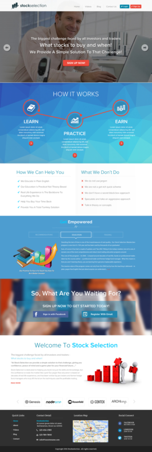 Web Design by Sbss for this project | Design: #7019234