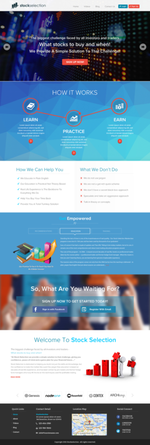 Web Design by Sbss for this project | Design: #7019235