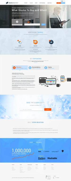 Web Design by Aaron Jarvis for this project | Design #7040517