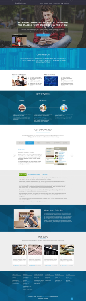 Web Design by Da Miracle for this project | Design #6977049