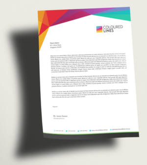 Stationery Design by Selda for Coloured Lines Australia Pty Ltd | Design: #6943245