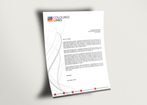 Stationery Design by Selda for Coloured Lines Australia Pty Ltd | Design: #7076613