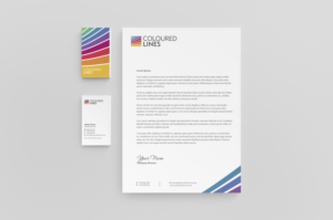 Diseño de Papelería por HYPdesign para Coloured Lines Australia Pty Ltd | Diseño: #6942092