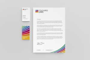 Diseño de Papelería por HYPdesign para Coloured Lines Australia Pty Ltd | Diseño: #7077500
