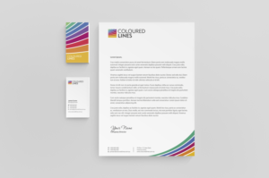 Diseño de Papelería por HYPdesign para Coloured Lines Australia Pty Ltd | Diseño: #7141575