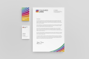 Letterhead design for a vibrant telco business using our wonderful logo | Diseño de Papelería por HYPdesign