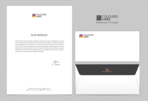 Stationery Design by chandrayaan.creative for Coloured Lines Australia Pty Ltd | Design: #6958466